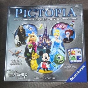Board Game Pictopia The Ultimate Picture-Trivia Family Game Disney Edition 2017